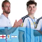 World Cup 2026: England to wear all-white kit and Argentina navy blue in semi-finals